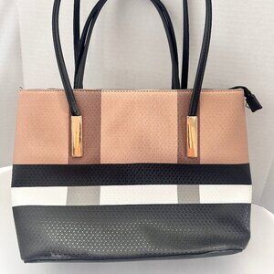 2 Piece MultiColor Handbag Satchel